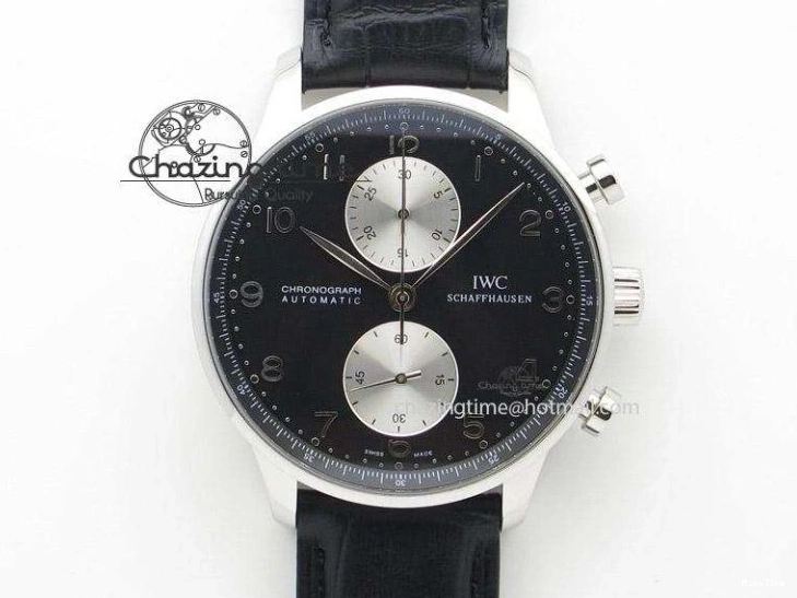 MIROTIME 1219 Portuguese IW3714 Diam ZF V2 1:1 Best Edition White Dial RG Numbers On Brown Leather Strap A79350 (Slim Movement) Fashionable 7246